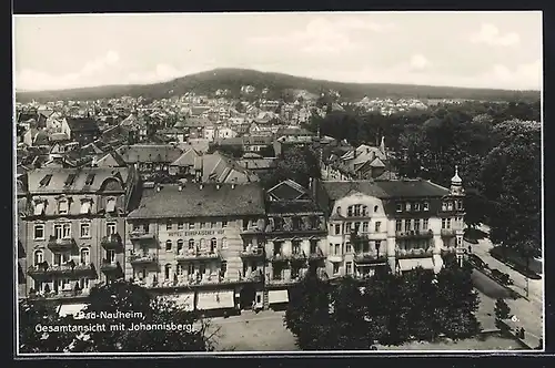 AK Bad Nauheim, Gesamtansicht mit Johannisberg