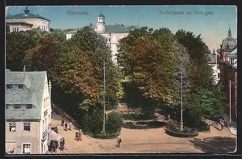 AK Mittweida, Technikum mit Anlagen