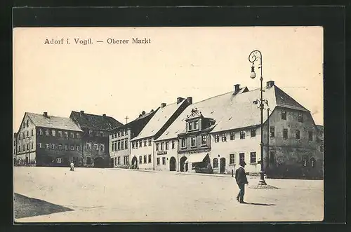 AK Adorf i. Vogtl., Oberer Markt