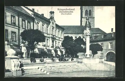 AK Helmbrechts / Obfr., Kriegerdenkmal