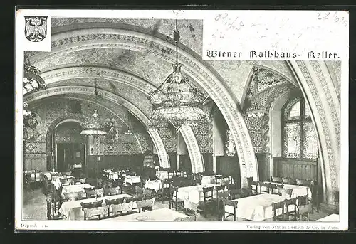 AK Wien, Grosser Saal, Deckengewölbe