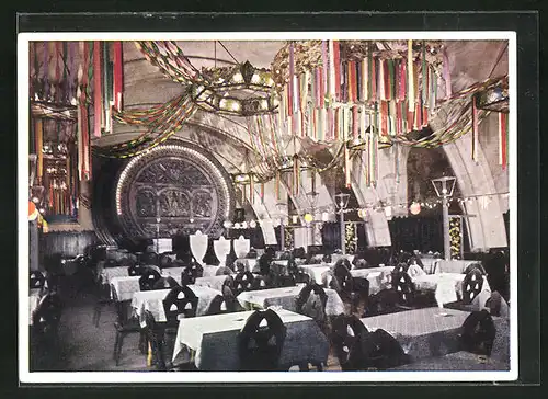 AK Wien, Gasthof Rathauskeller, Grinzingerkeller