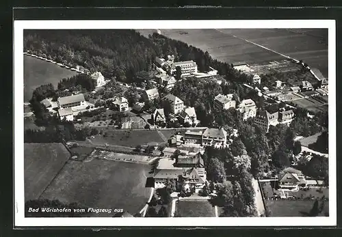 AK Bad Wörishofen, Gesamtansicht vom Flugzeug aus