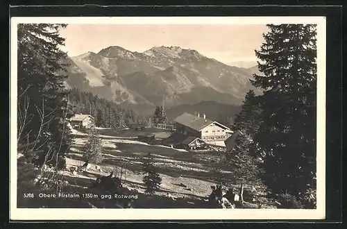 AK Schliersee, Gasthaus Obere Firstalm