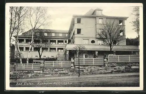 AK Bad Elster, Kurheim Reichsbahn