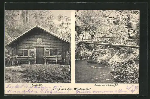 AK Waldnaabtal, Blockhütte, Partie am Hahnenfalz