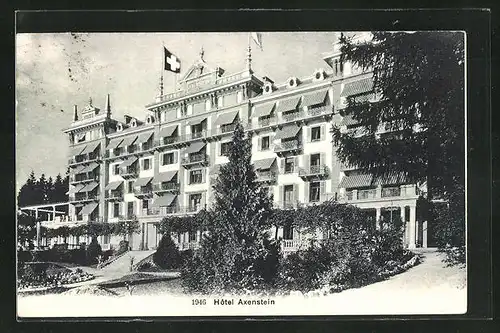 AK Morschach, Ansicht vom Hotel Axenstein