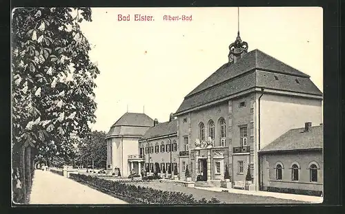 AK Bad Elster, Blick zum Albert-Bad