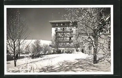 AK Feldberg im Schwarzwald, Hotel Feldbergerhof im Winter
