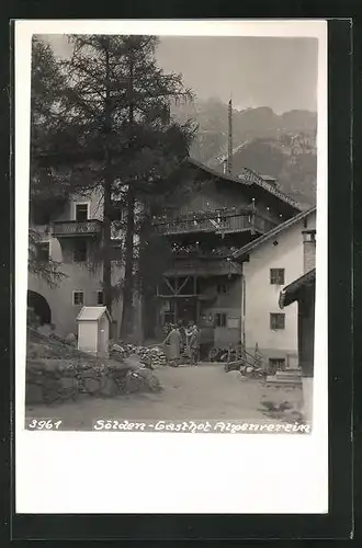 AK Sölden, Gasthof Alpenverein