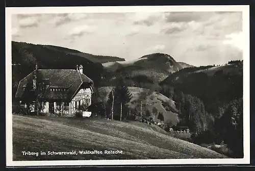 AK Triberg i. Schwarzwald, Waldkaffee Retsche