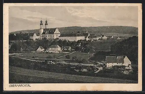 AK Obermarchtal, Blick zum Kloster