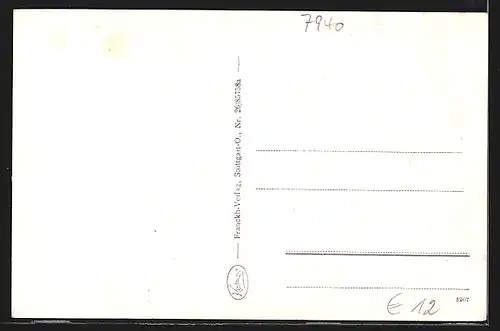 AK Bussen bei Riedlingen a. D., Ortsansicht am Tag