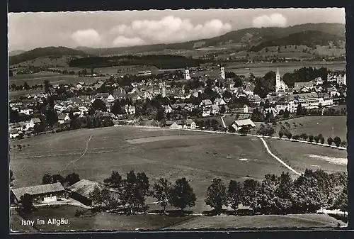 AK Isny im Allgäu, Ortsansicht bei Tag