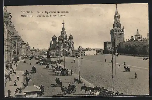 AK Moscou, Vue de la Place Rouge