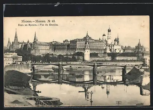 AK Moscou, Vue du Kremlin