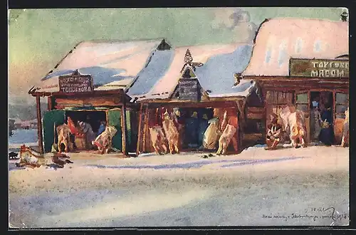 AK Jekaterinbourg, Au marché a la viande