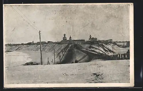 AK Tumen, Blick auf den Ort im Winter