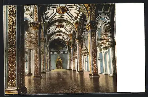 AK Moscou, Palais Imperial, salle St. Andté