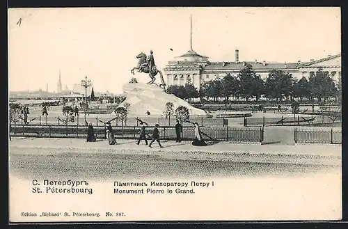 AK St. Pétersbourg, Monument Pierre le Grand
