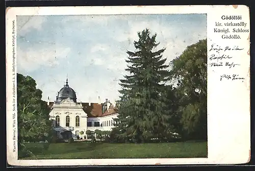 AK Gödöllö, AM Königl. Schloss