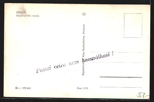 AK Szeged, Szechenyi teri reszlet