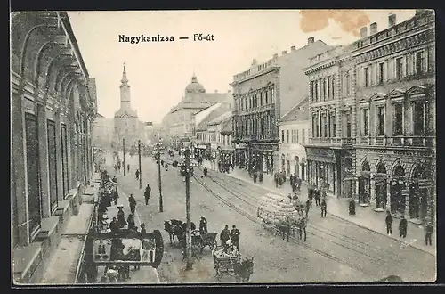 AK Nagykanizsa, Fö-út, Pferdegespann