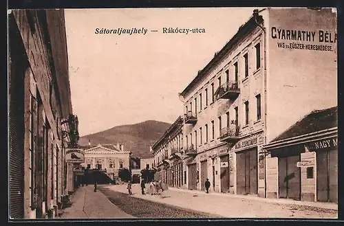 AK Satoraljaujhely, Rakoczi-utca