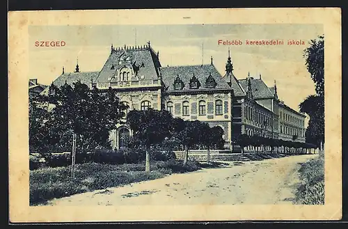 AK Szeged, Felsöbb kereskedelni iskola