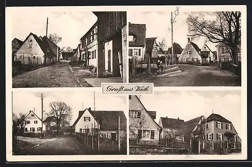 AK Vach, Ortspartie, Strassenpartien