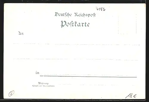 Lithographie Oelsnitz, Rathaus, Viadukt, Kath. Kirche, Bergmann