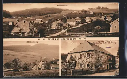 AK Georgenberg, Gasthof z. Ritter St, Georg, Bes. Gregor Pfeiler, Kühtränkberg, Totalansicht