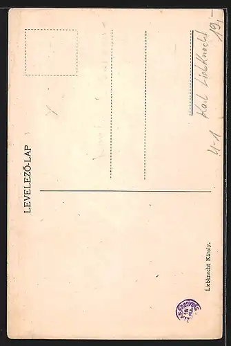 AK Karl Liebknecht mit Zwicker