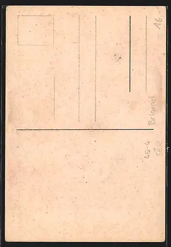 Künstler-AK Belgrad, Fiskulturni Slet, Turnfest 1946, Sportler