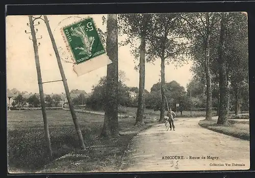 AK Aincourt, Route de Magny