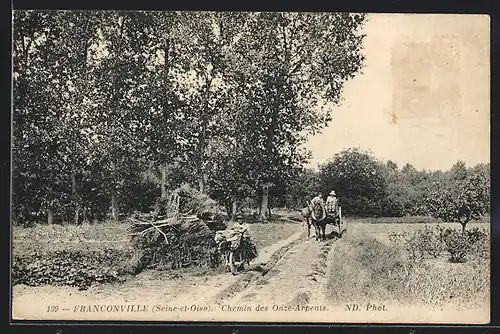 AK Franconville, Chemin des Onze-Arpents