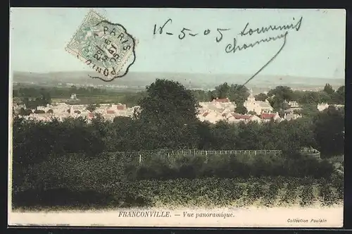AK Franconville, Vue panoramique