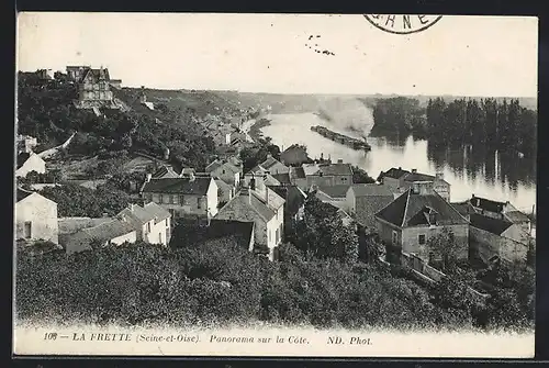 AK La Frette, Panorama sur la Cote