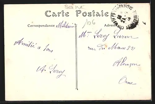 AK La Frette, Panorama sur la Cote