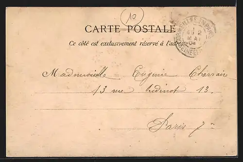 AK La Frette, Vue sur la Seine, prise du petit Chemin de la Station