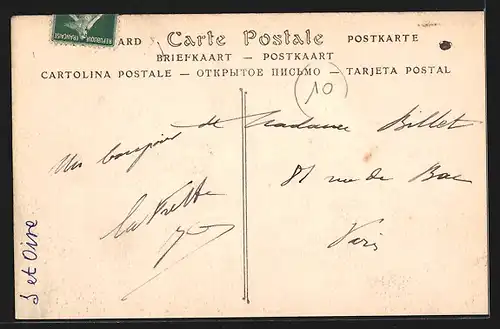 AK La Frette, Le Chemin de la Gare