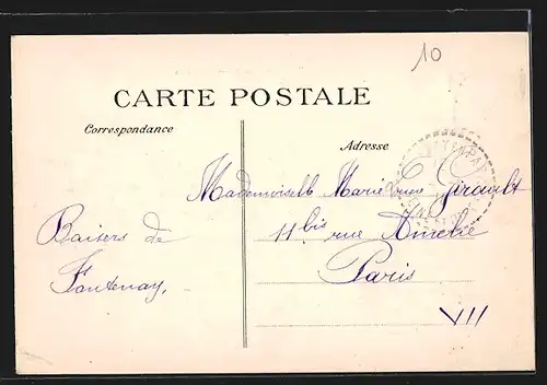 AK Fontenay-en-Parisis, Panorama aus der Vogelschau