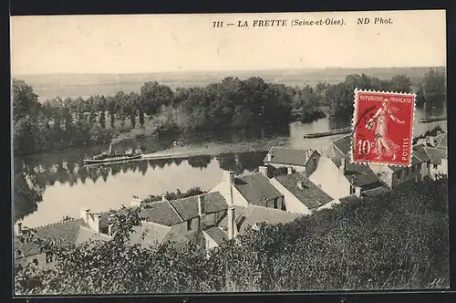 AK La Frette, vue generale