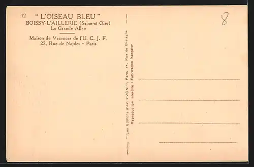 AK Boissy-L`Aillerie, La Grande Allèe