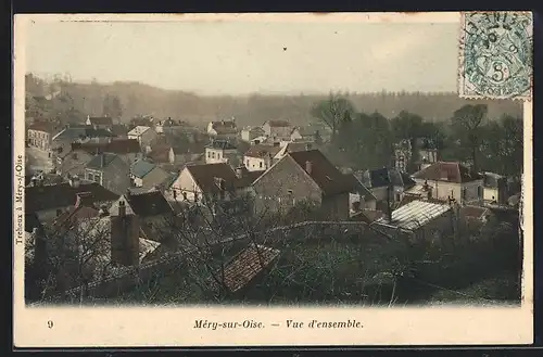 AK Mèry-sur-Oise, Vue d`ensemble