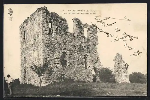 AK Saint-Witz, Les ruines de Montmèlian