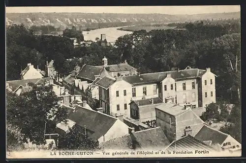 AK La Roche-Guyon, Vue gènèrale de l`Hopital et de la Fondation Fortin