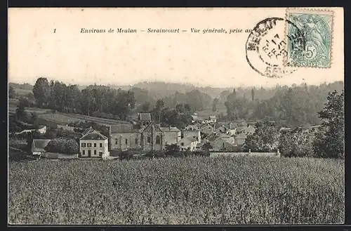 AK Seraincourt, Vue générale prise au Sud