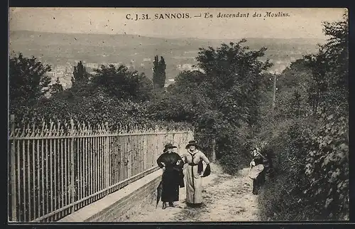 AK Sannois, En descendant des Moulins