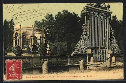 AK Saint-Martin-du-Tertre, Le Chateau Franconville-La Grille